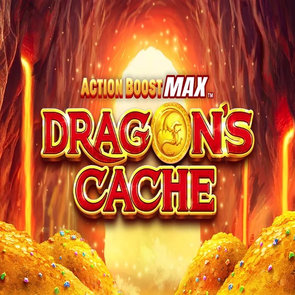 Enjoy Action Boost Max Dragon's Cache by SpinPlay Games – logo hosted on hugocasinoo.at