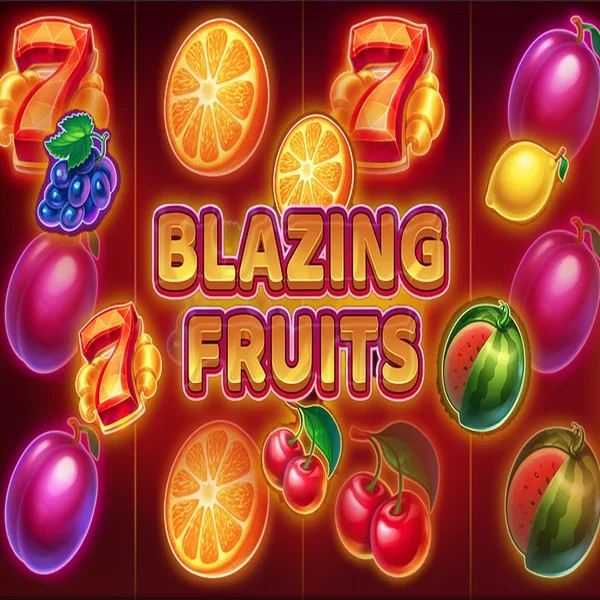 Blazing Fruits logo by Inbet Games Hugo Casino