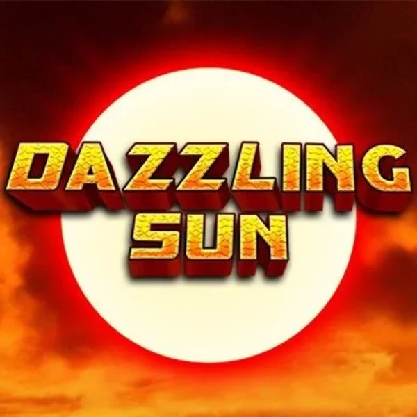 Dazzling Sun slot logo by Win Studios at Hugo Casino