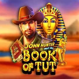 John Hunter and the Book of Tut slot logo by Pragmatic Play at Hugo Casino