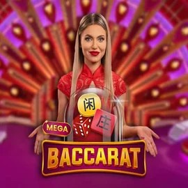 Live Casino logo of Mega Baccarat from Pragmatic Play at Hugo Casino