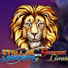 Stellar Jackpots with Serengeti Lions slot visual from Lightning Box Game available on hugocasinoo.at