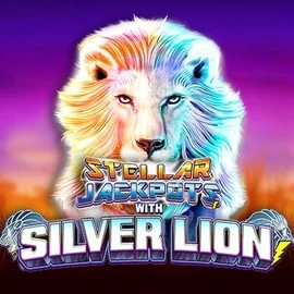 Stellar Jackpots with Silver Lion slot visual from Lightning Box Game available on hugocasinoo.at
