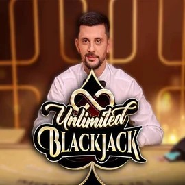 Unlimited Blackjack game by Ezugi – logo hosted on Hugo Casino