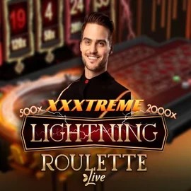 XXXtreme Lightning Roulette logo – Live Casino by Evolution at Hugo Casino